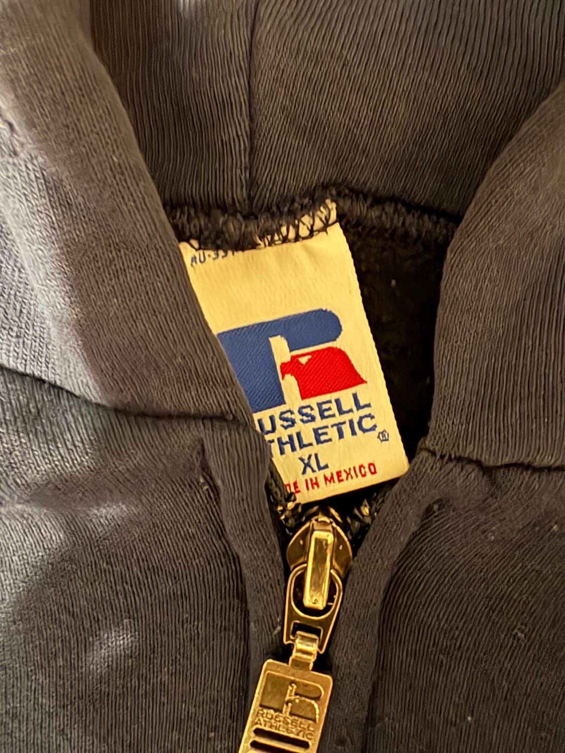 러셀 빈티지 네이비 후드집업 xl 상품이미지2