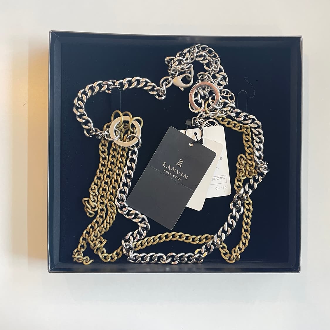 랑방 체인 목걸이 새상품 상품이미지2