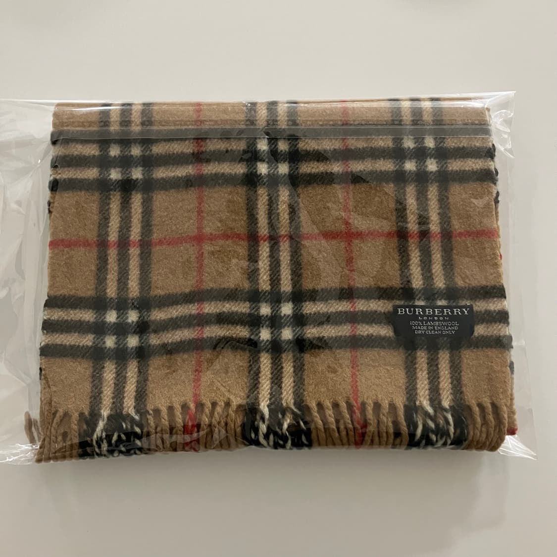 [정품] 버버리 베이지 노바체크 램스울 머플러 (burberry) 상품이미지5