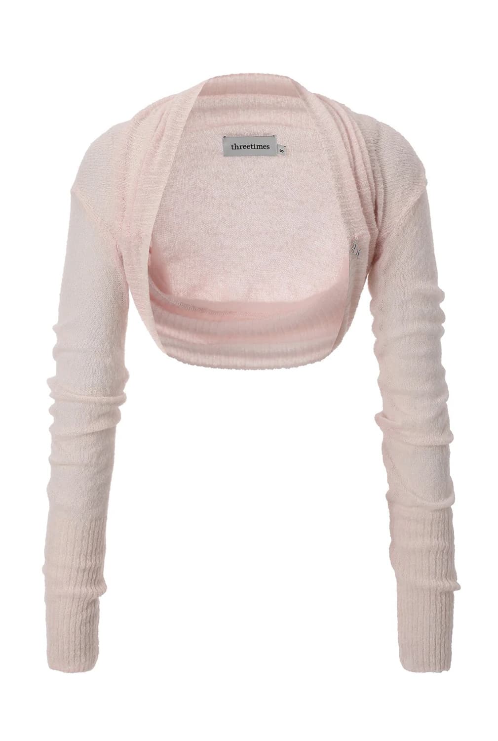 쓰리타임즈 엔젤 숄 볼레로 핑크 m 상품이미지1