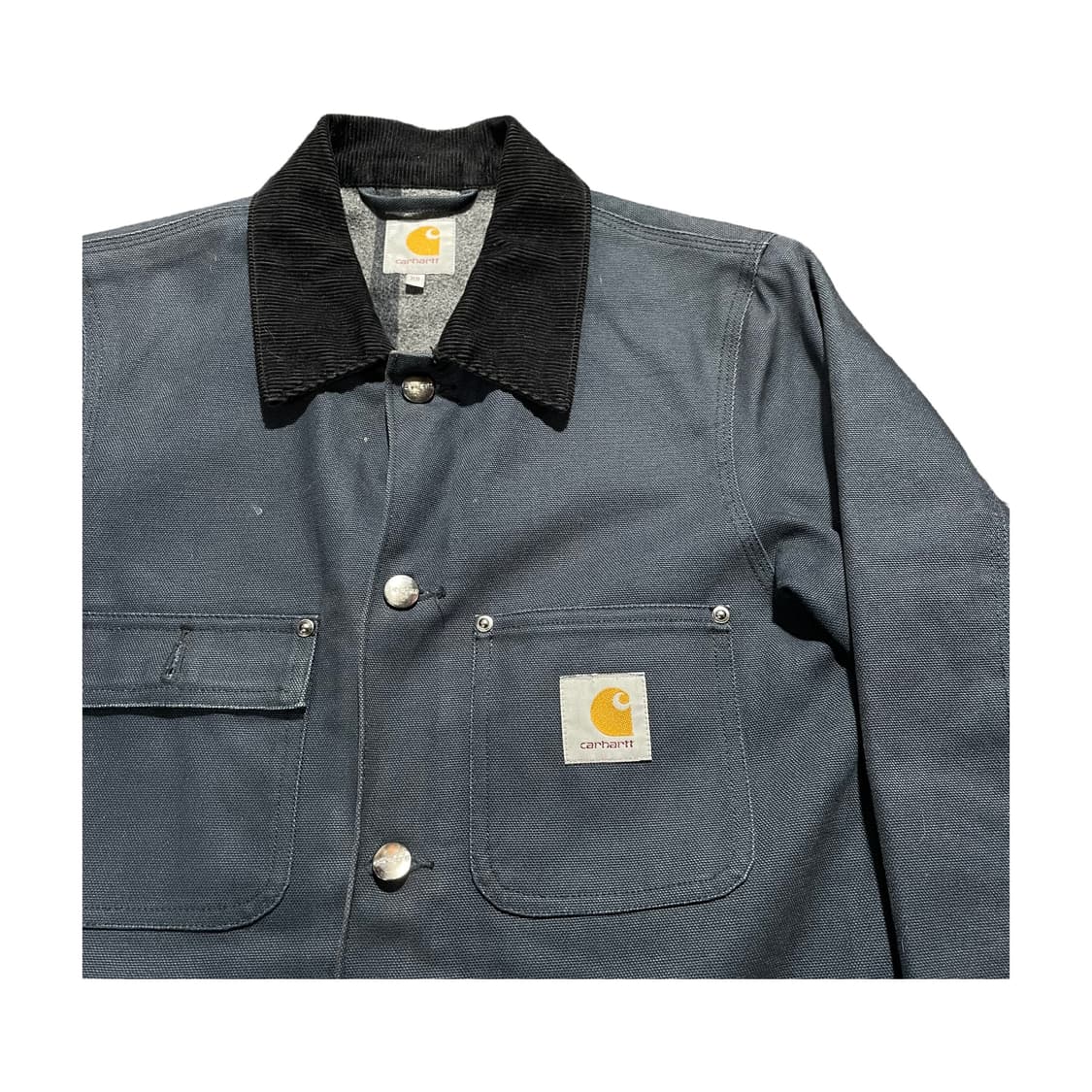 칼하트 WIP 네이비 워크웨어 코트 XS  상품이미지2