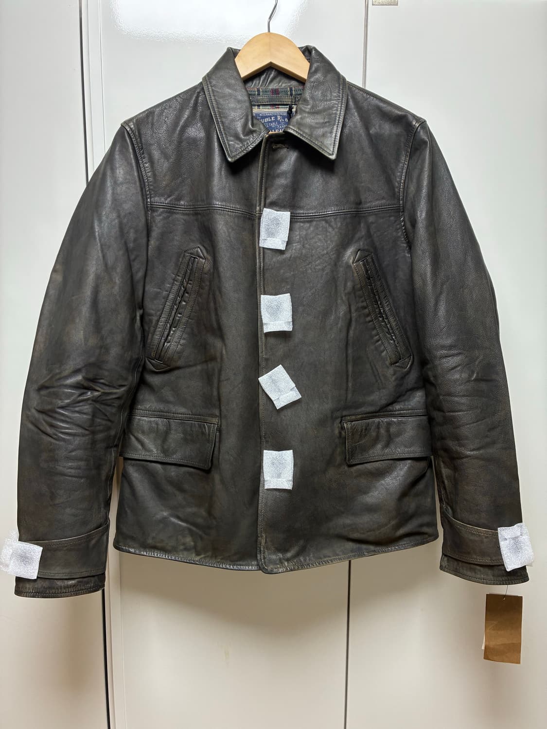 RRL 인디고 레더 카코트 S 상품이미지1