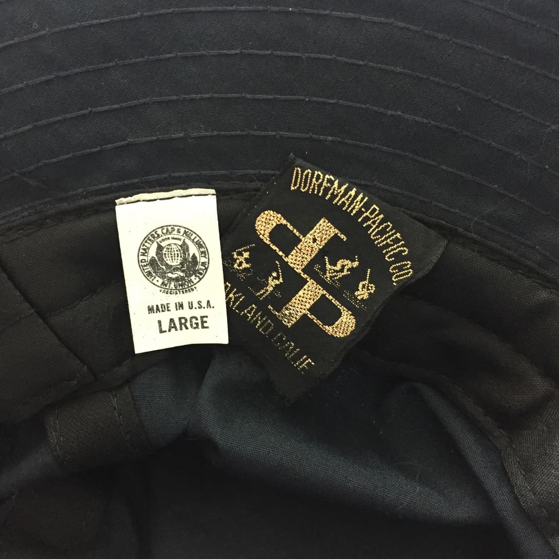 made in usa 버킷햇 네이비  상품이미지4