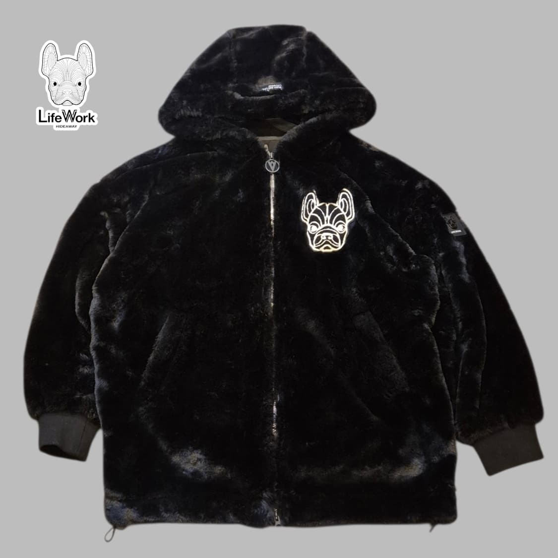 여성-FREE 라이프워크 블랙 심플 밍스타 미들자켓  상품이미지1