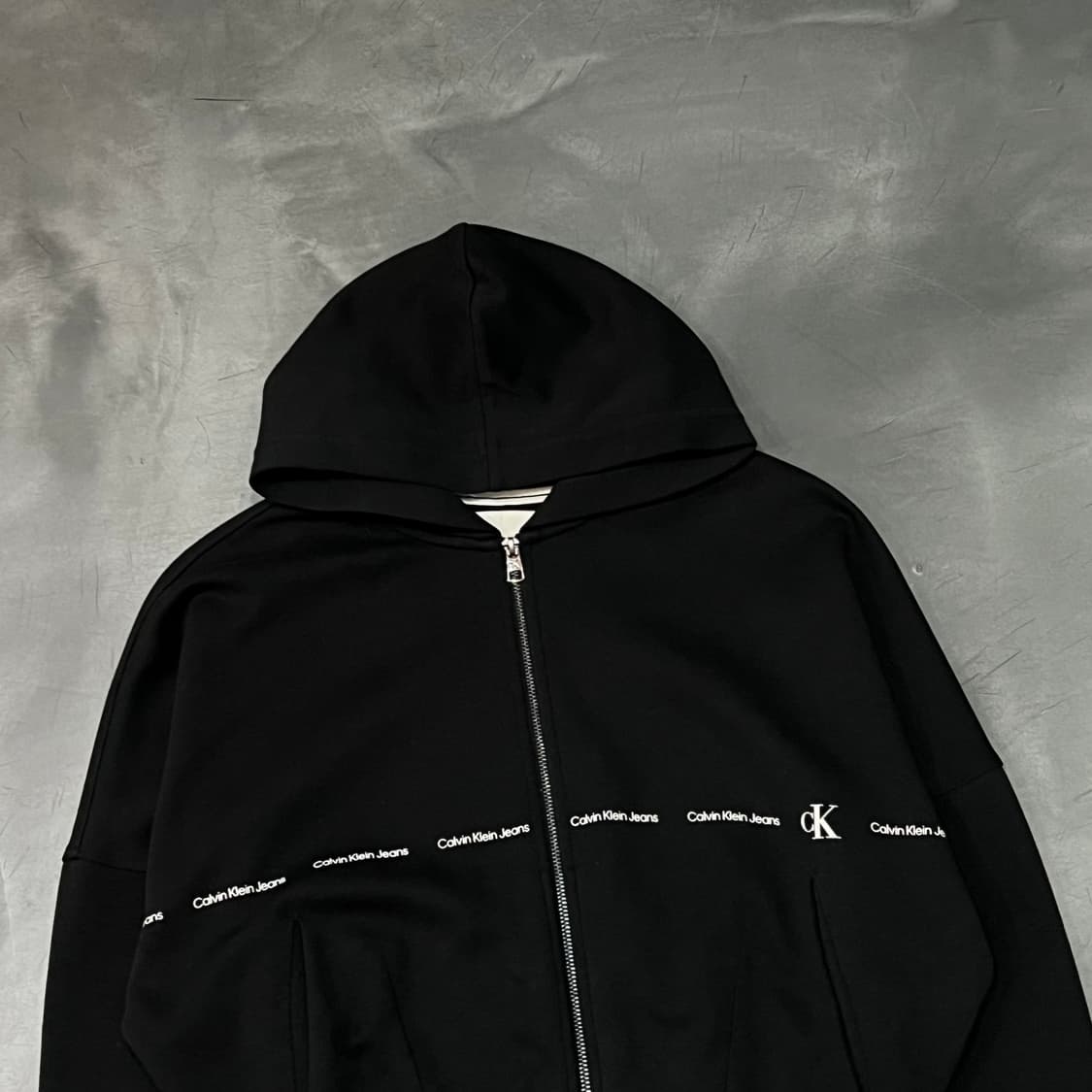  캘빈클라인 로고 후드 집업 y15736 상품이미지3