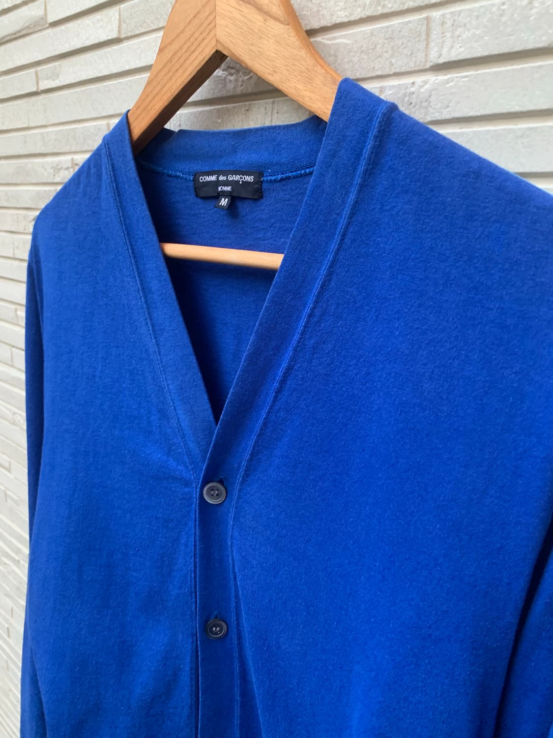꼼데가르송 옴므 브이넥 가디건 (blue) 상품이미지2