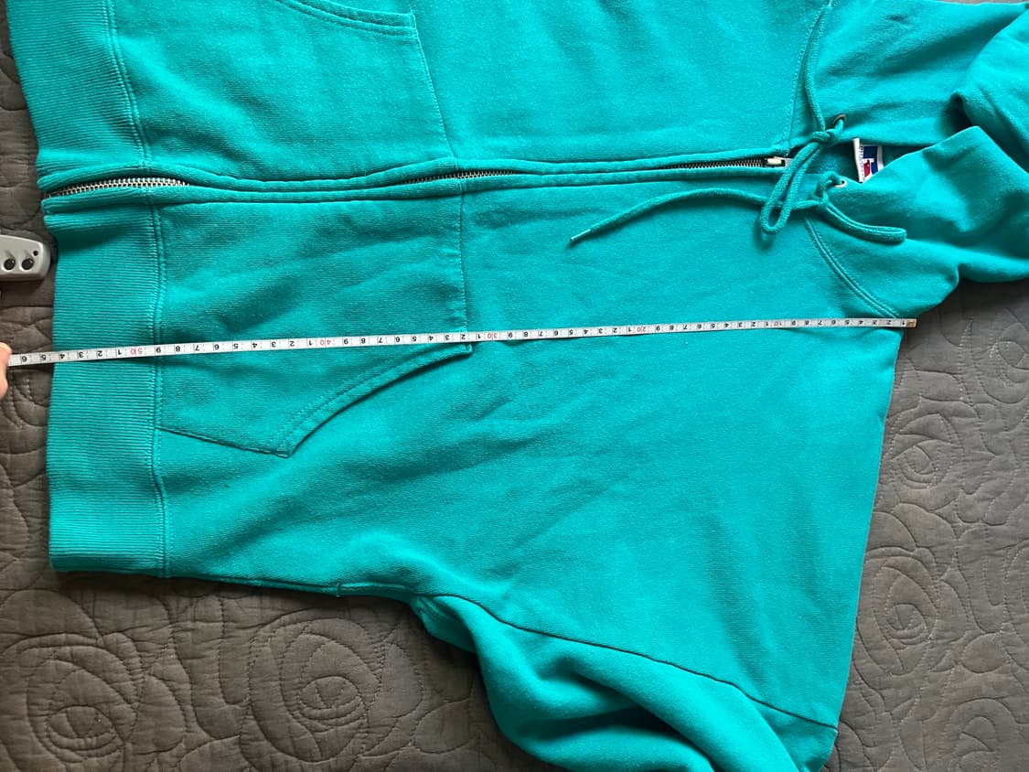 러셀 후드집업 청록색 (s) 상품이미지8