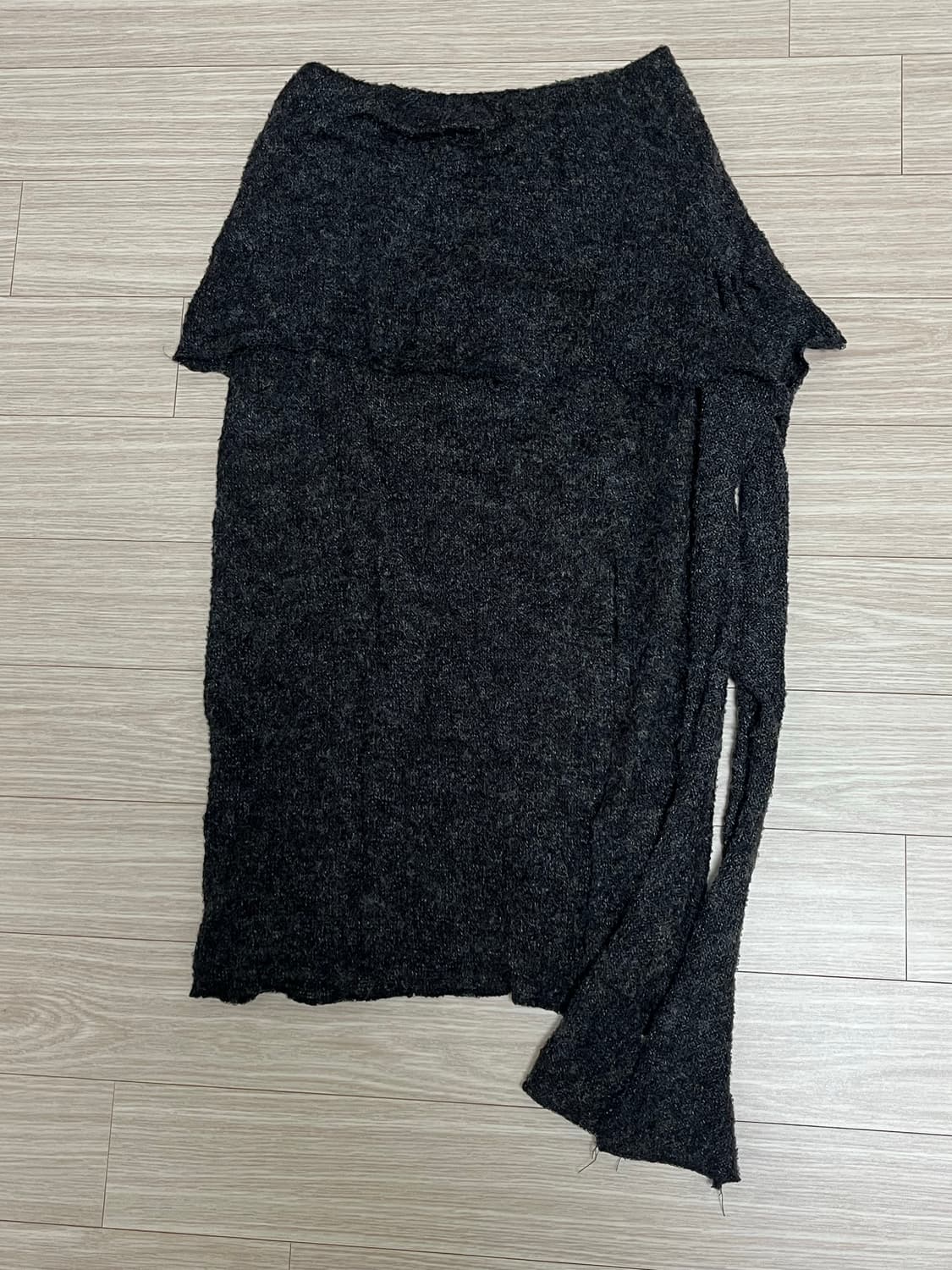모드니치 wrap knit skirt 상품이미지7