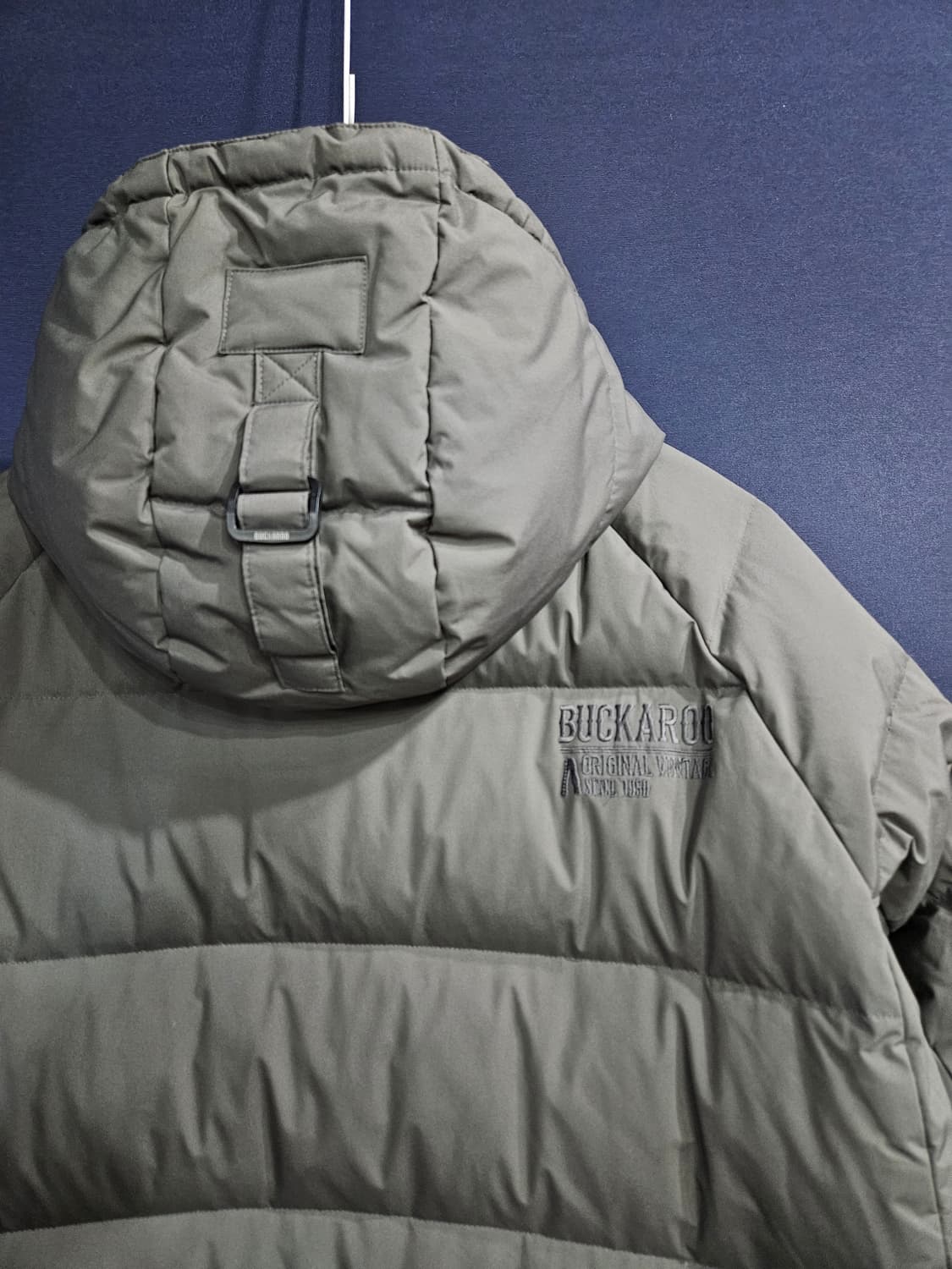 버커루 다크그레이 남성 105~110 구스다운 롱패딩  상품이미지9