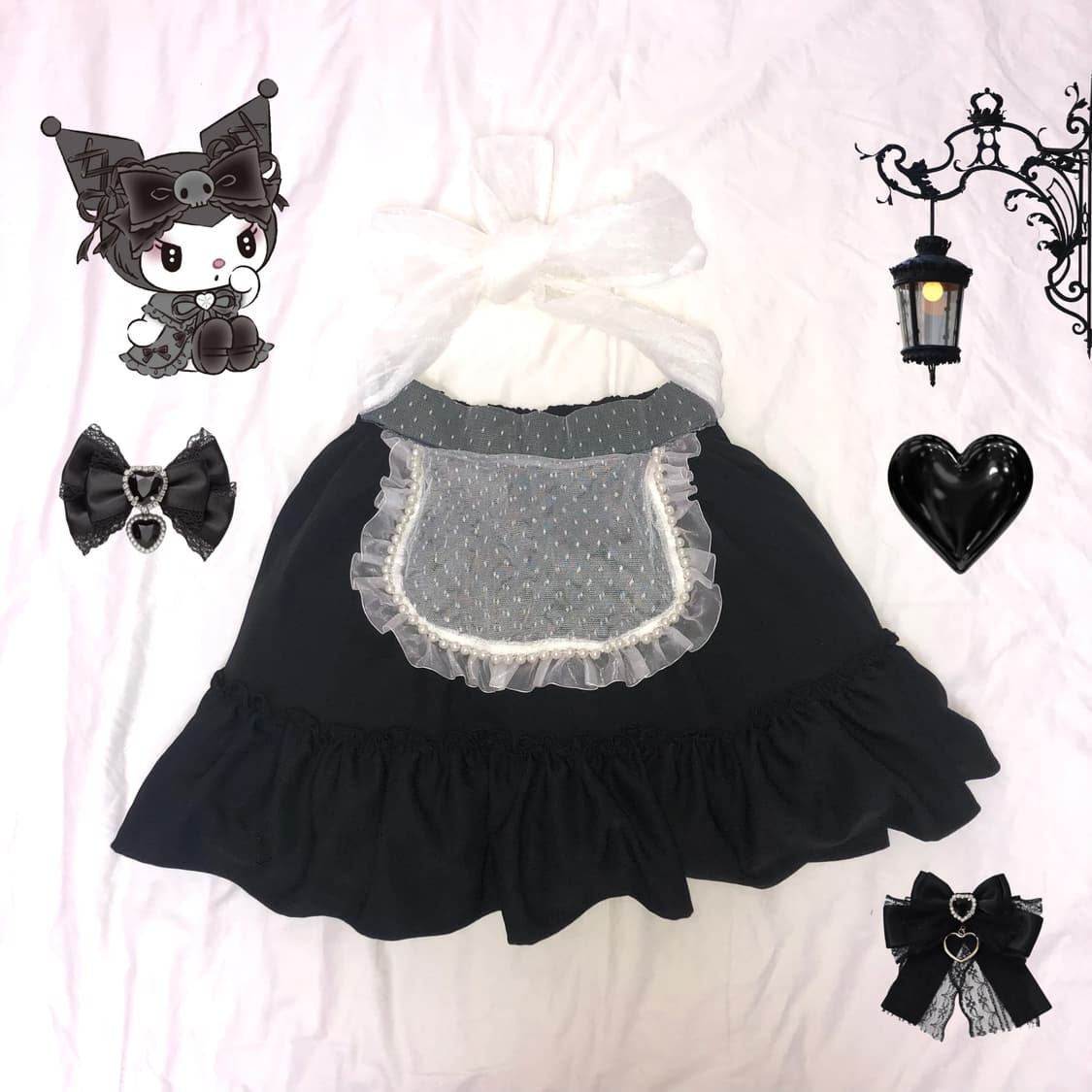 Jamie 에이프런 스커트 M 상품이미지1