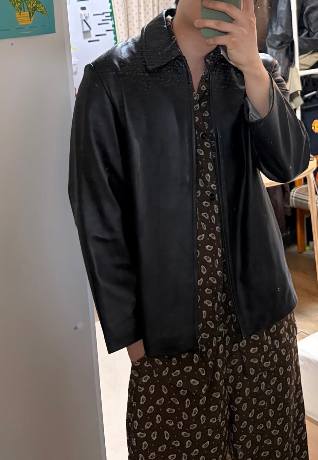 100) 피에르가르뎅 양가죽 싱글라이더 자켓 상품이미지2