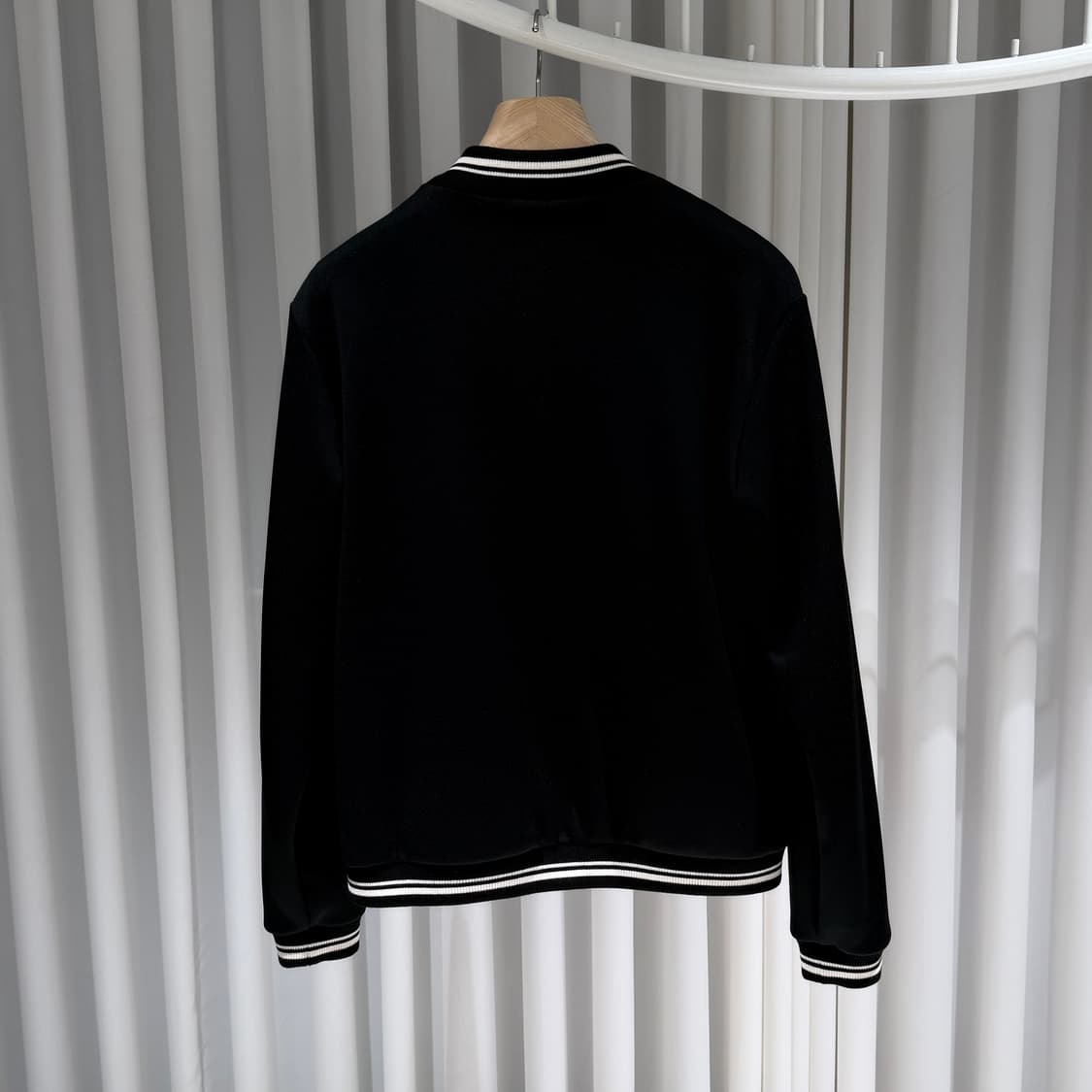 M / 셀린느 트리오페 테디 더블 베이스 블랙 져지 자켓 상품이미지5