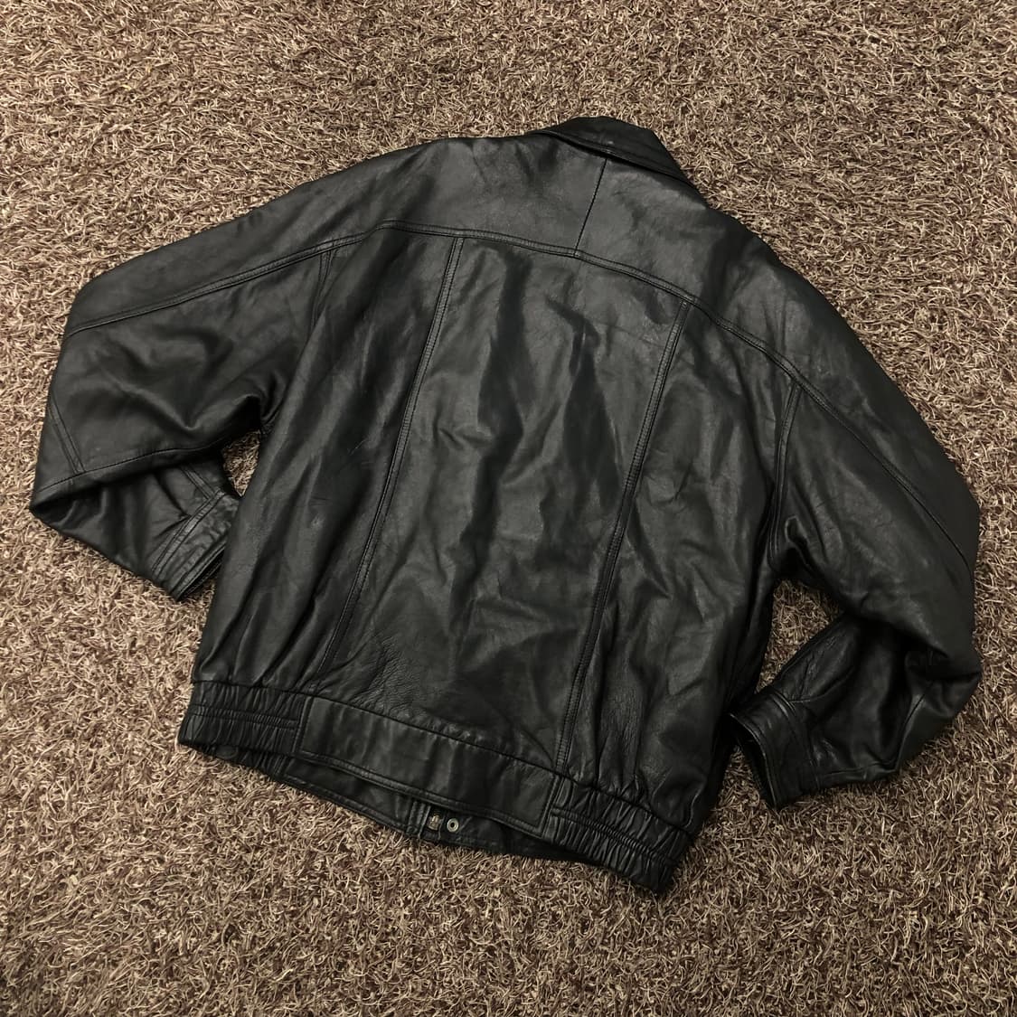 빈티지 양가죽 봄버 레더 가죽 자켓 상품이미지4