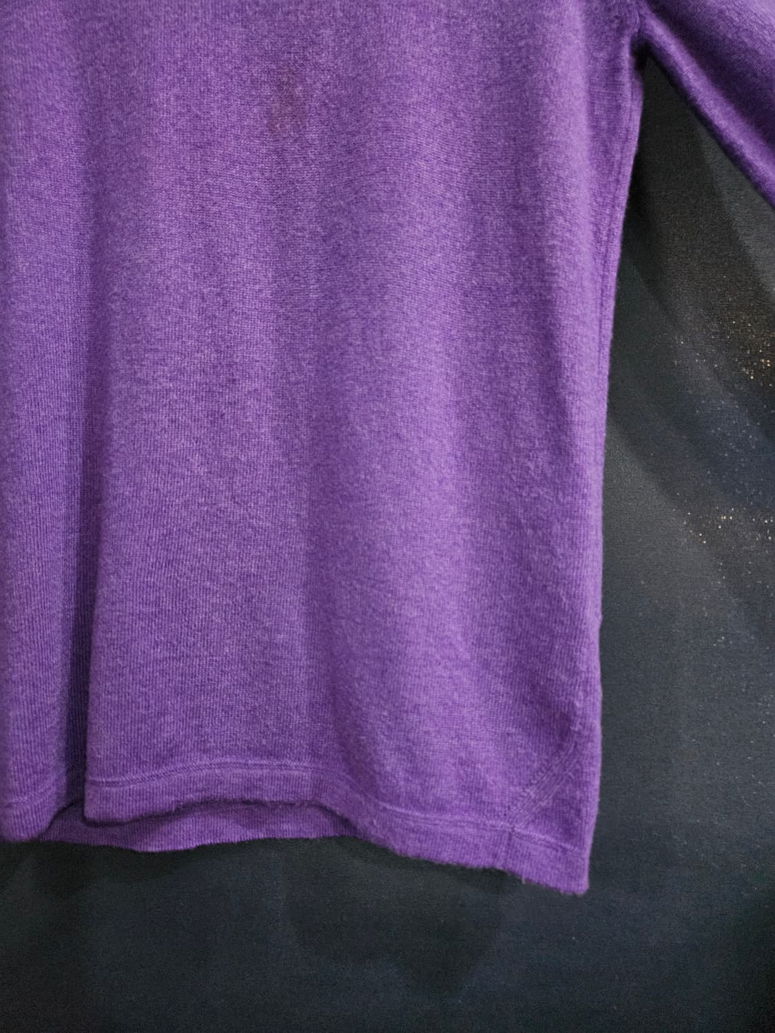 비이커&리플레인 퍼플 남성 100 캐시미어 100%니트 상품이미지6