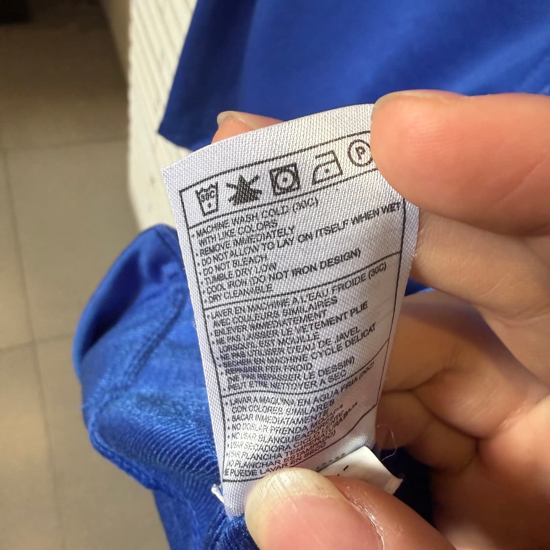 나이키 시카고 마라톤 체스트 스트라이프 화이트블루 배색 져지 자켓 상품이미지6