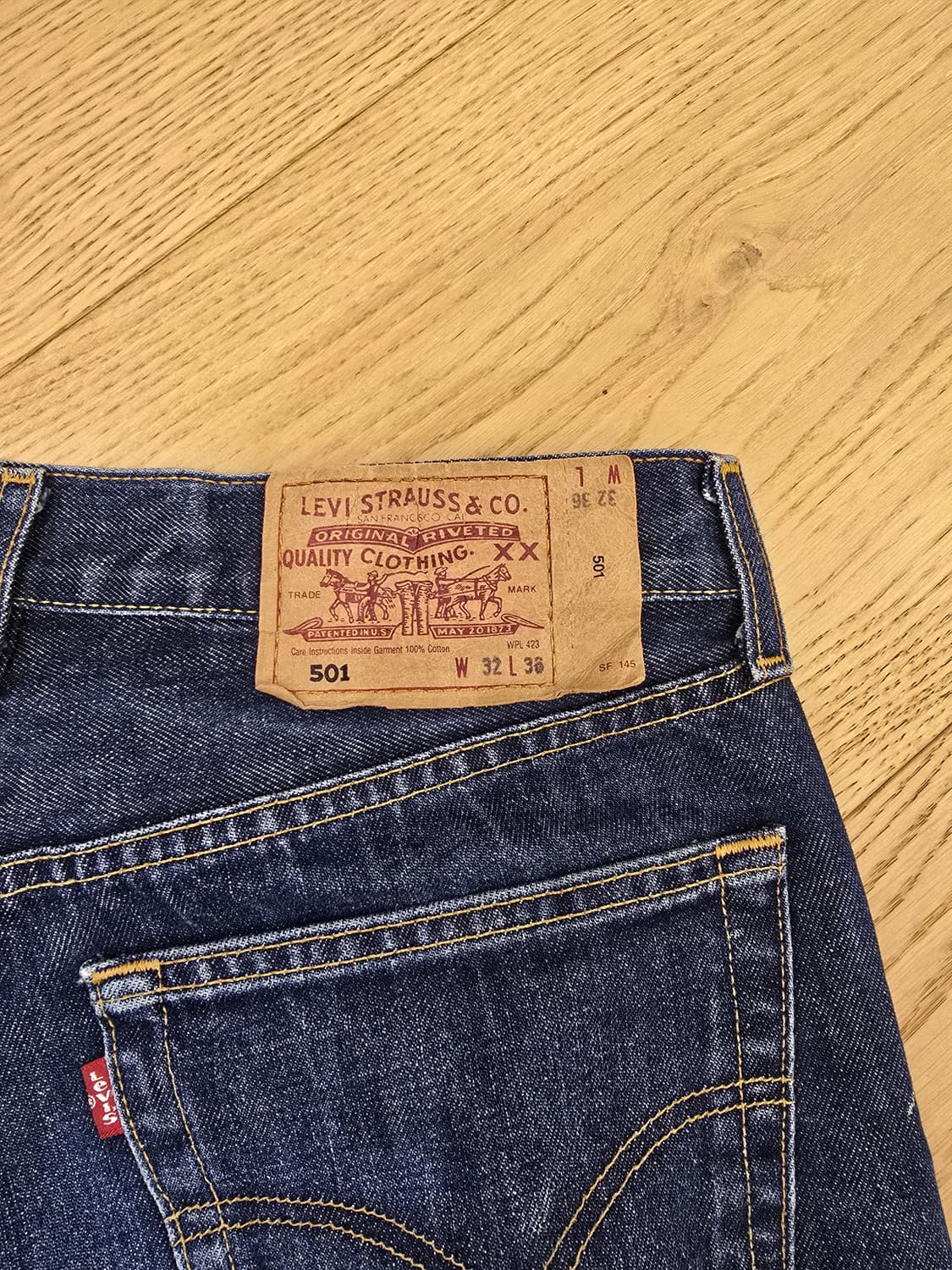 Levis 501 32x36 (Europe Line/Paint Drip) 상품이미지5