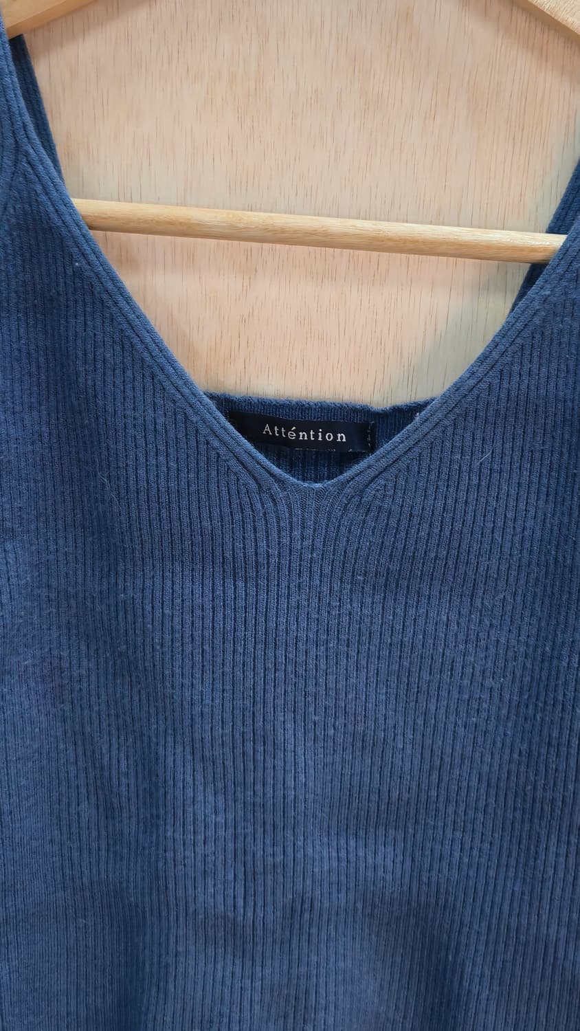 블루 슬리브리스 상품이미지3