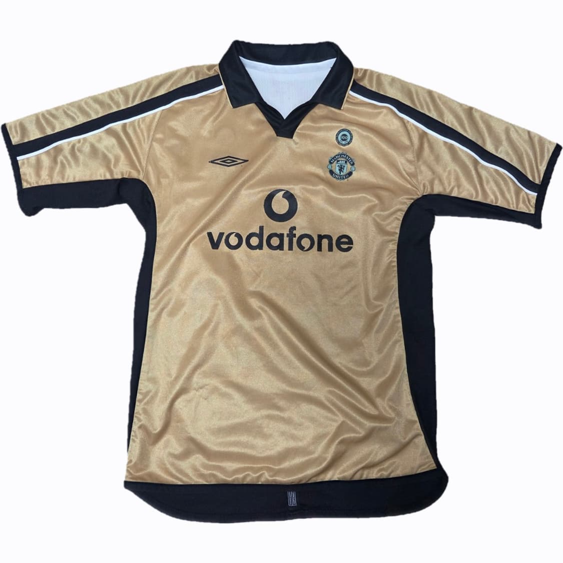 정품 맨유 01-02 100주년 양면 유니폼 XS 상품이미지3