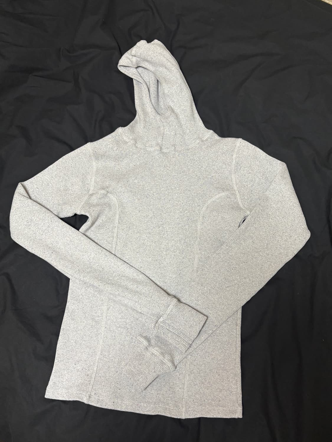 hanifa hoodie grey melange 상품이미지3