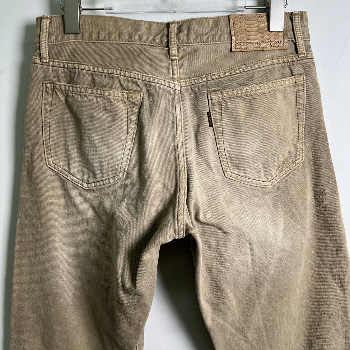 goa 고아 피그먼트 다잉 페이딩 데님 팬츠 상품이미지6