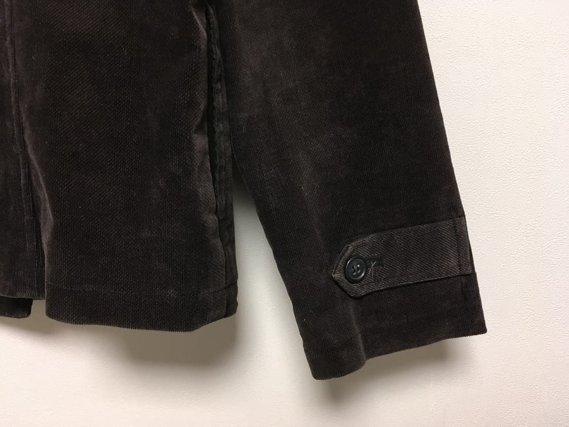 vintage velvet double jacket dark brown 상품이미지9
