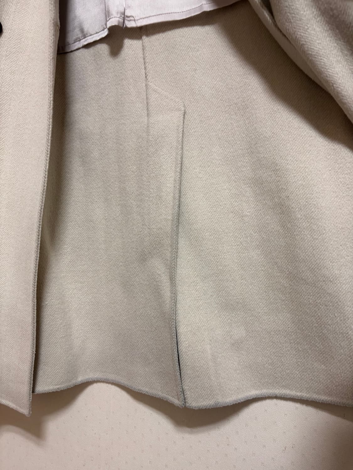 런던플랏 핸드메이드 코트 크림 상품이미지8