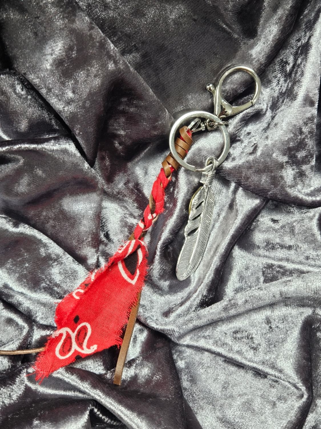 핸드메이드 커스텀 반다나 메탈패더 키링 ( OS ) / 11077 상품이미지2