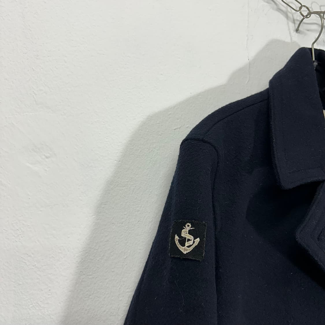 우먼M-L 스튜디오톰보이 다크네이비 오버핏 울 해군피코트 상품이미지2