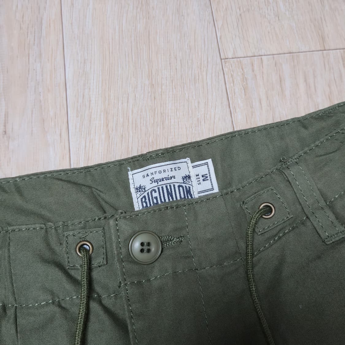 M) 빅유니온 카키 헤리티지 정글 팬츠 벌룬팬츠 카고 와이드 팬츠 상품이미지3