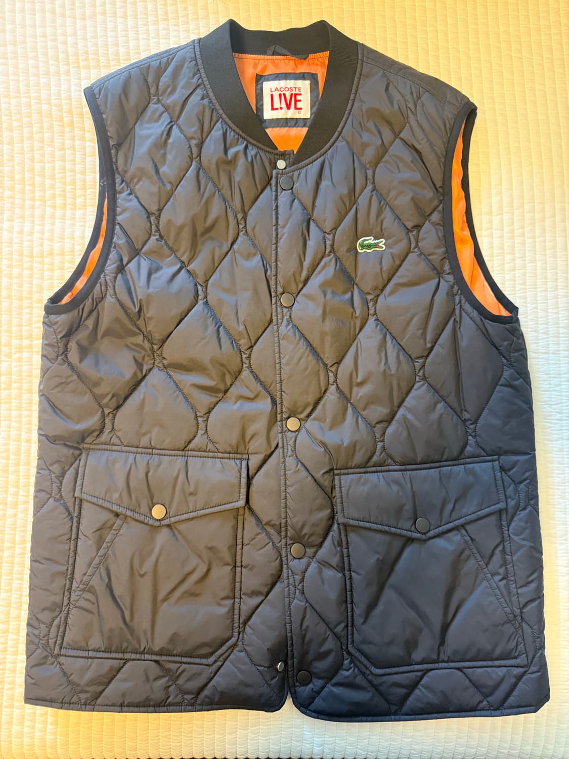 라코스테 퀼팅조끼 XL 상품이미지1