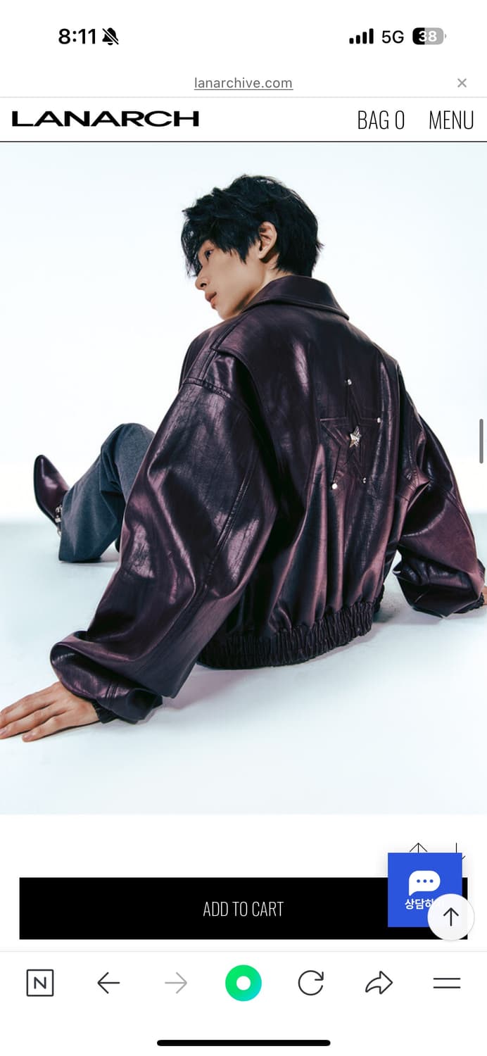 [L]랜아카이브 레더자켓 Star Stud Leather Blouson 상품이미지3