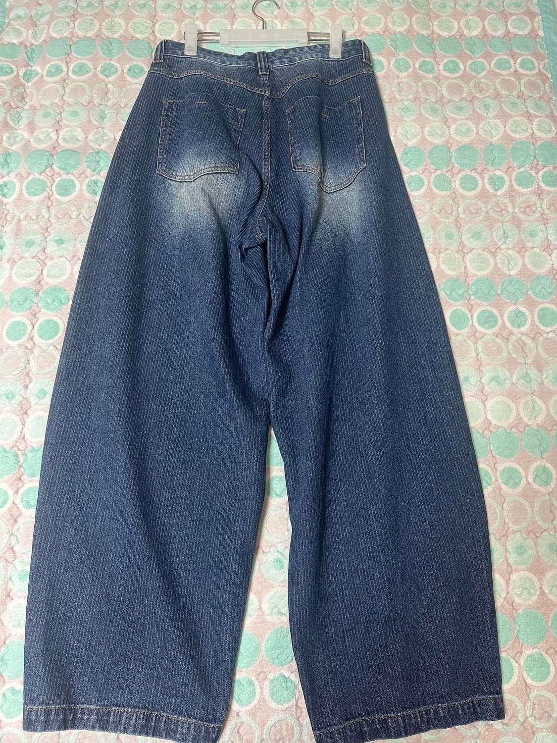 노운 코듀로이 데님팬츠 블루 상품이미지6