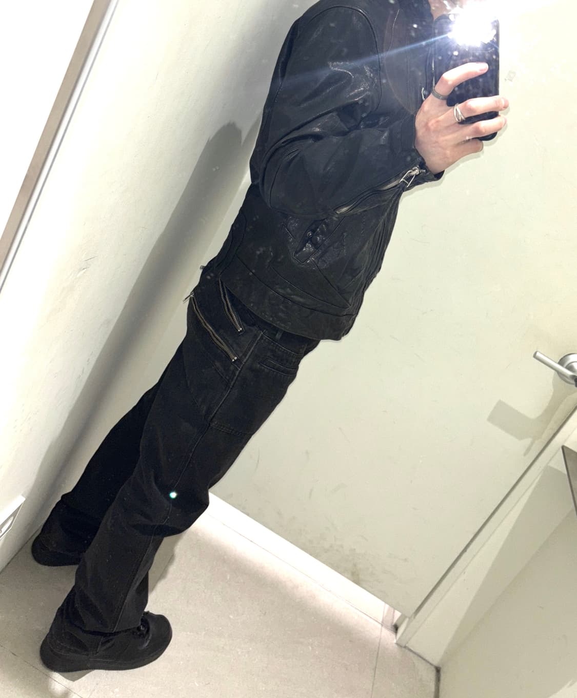 MPa SPLIT POCKET PANTS (Black) s사이즈 상품이미지3