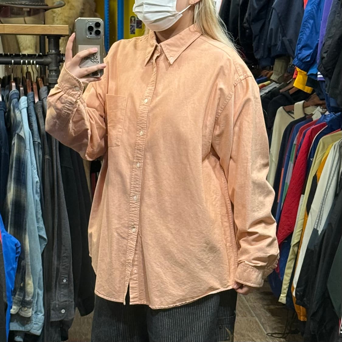 [HI] 칼하트 긴팔셔츠 오렌지 상품이미지4