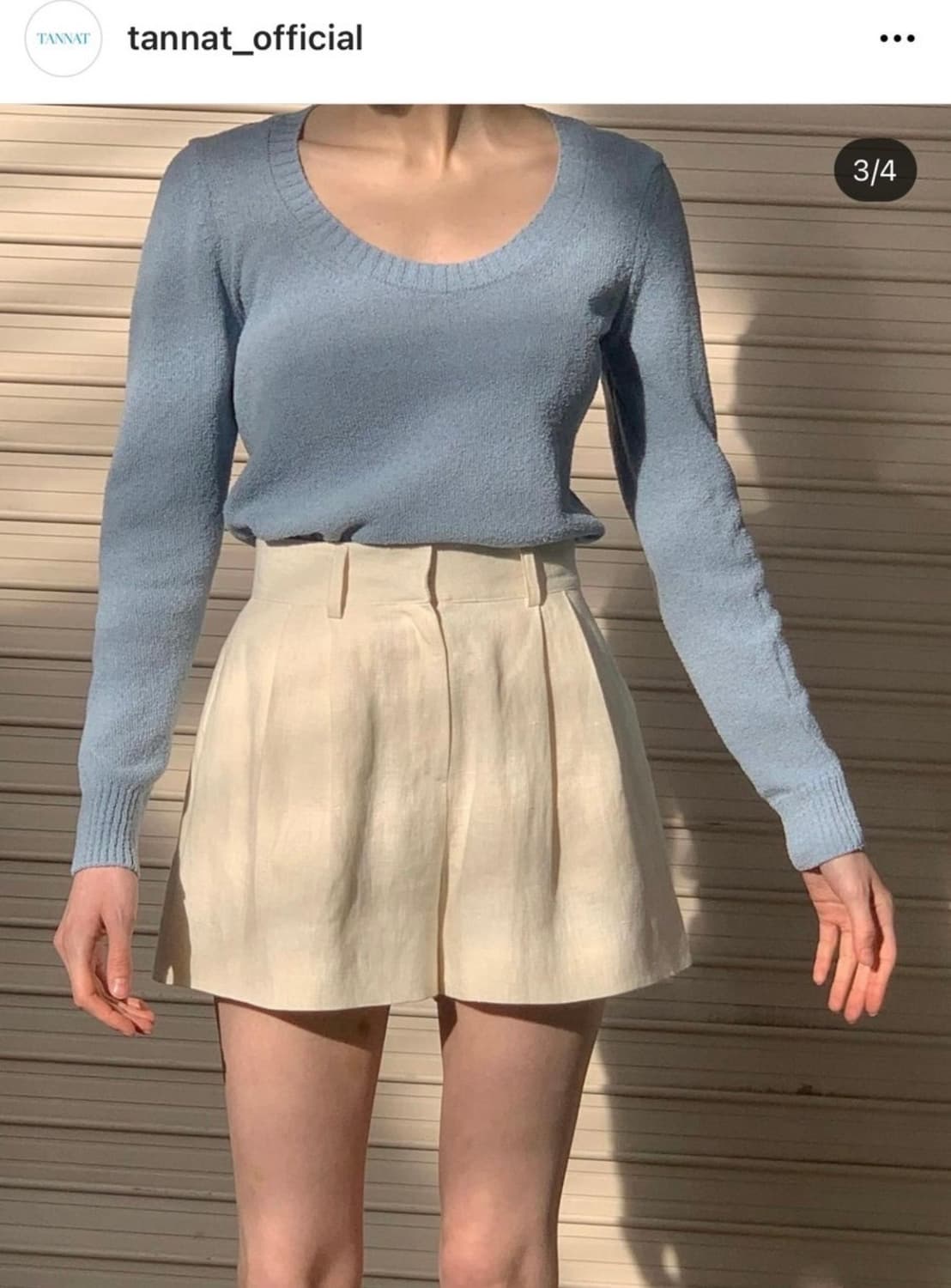 타낫 린넨 핀턱 쇼츠 상품이미지3