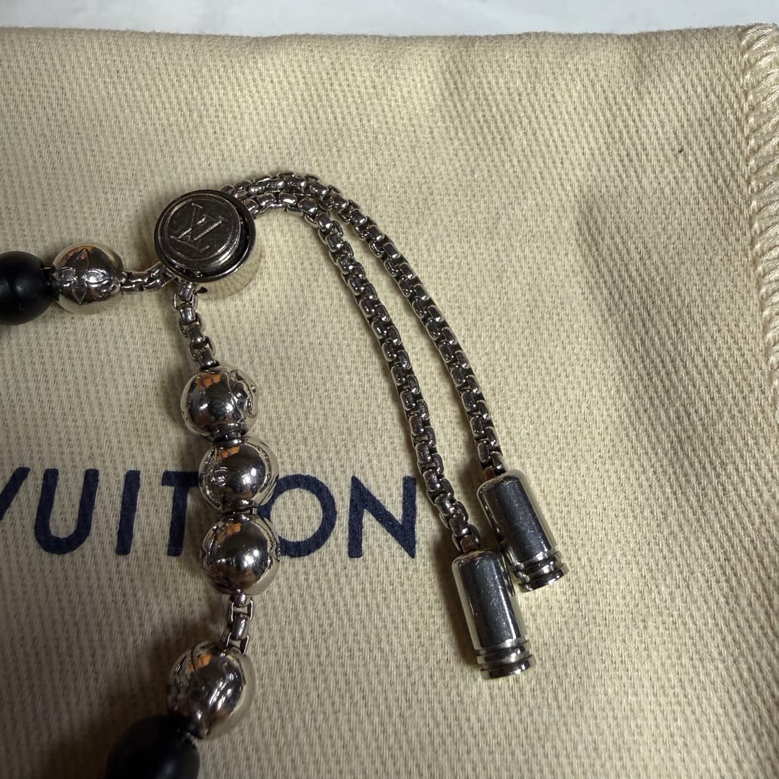 [더스트 구성] 루이비통 모노그램 비즈 브레이슬릿 팔찌 상품이미지3