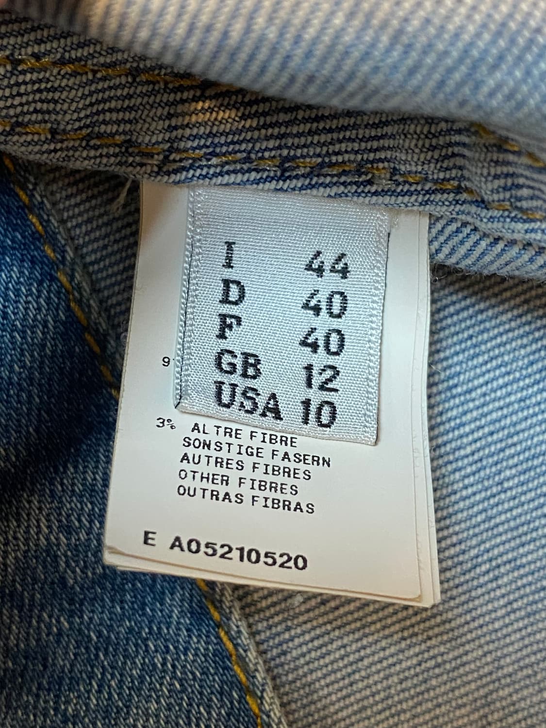 모스키노 쿠튀르 비즈 자수 데님 자켓 상품이미지9