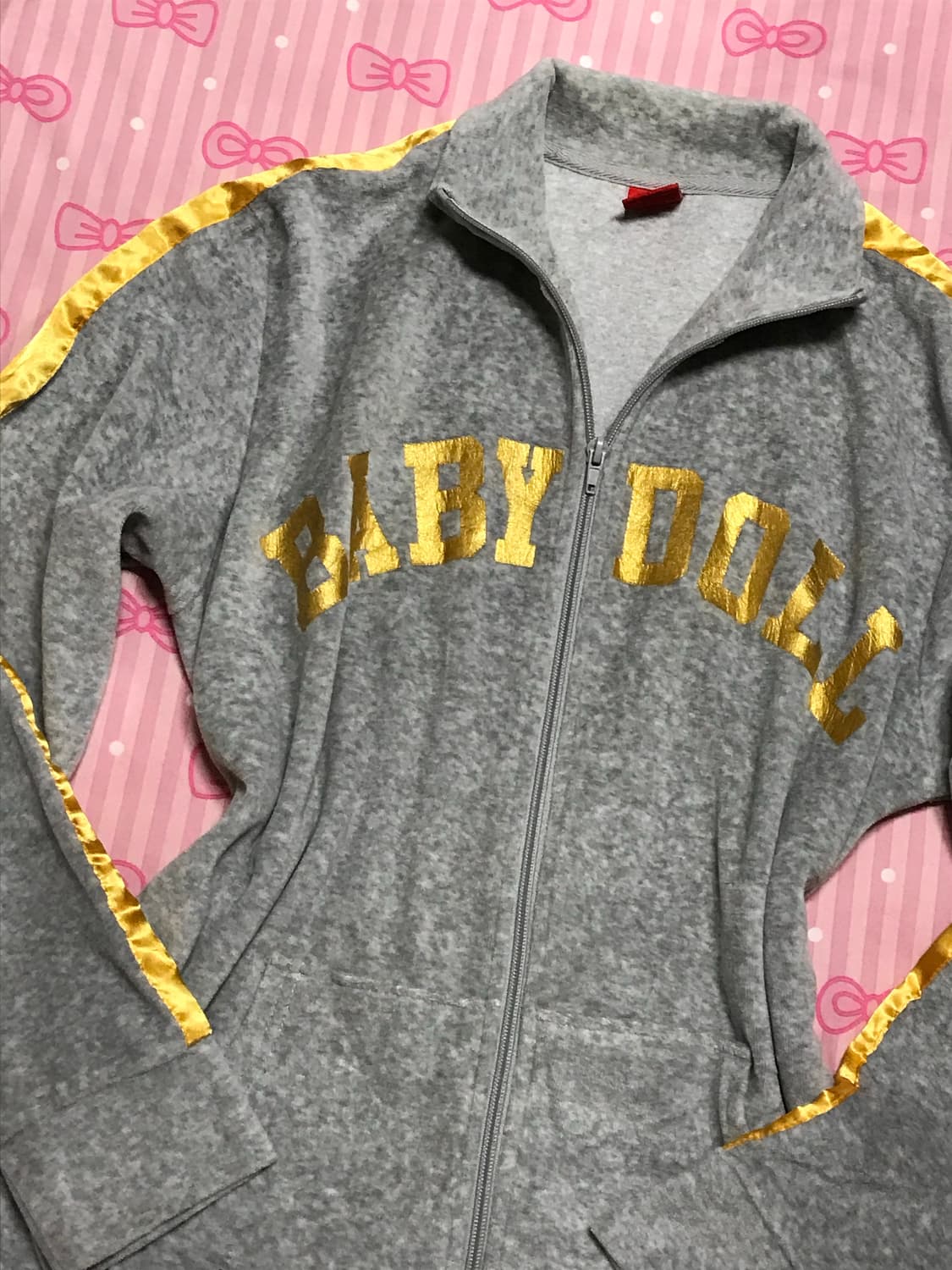 Baby doll 그레이 집업 상품이미지2