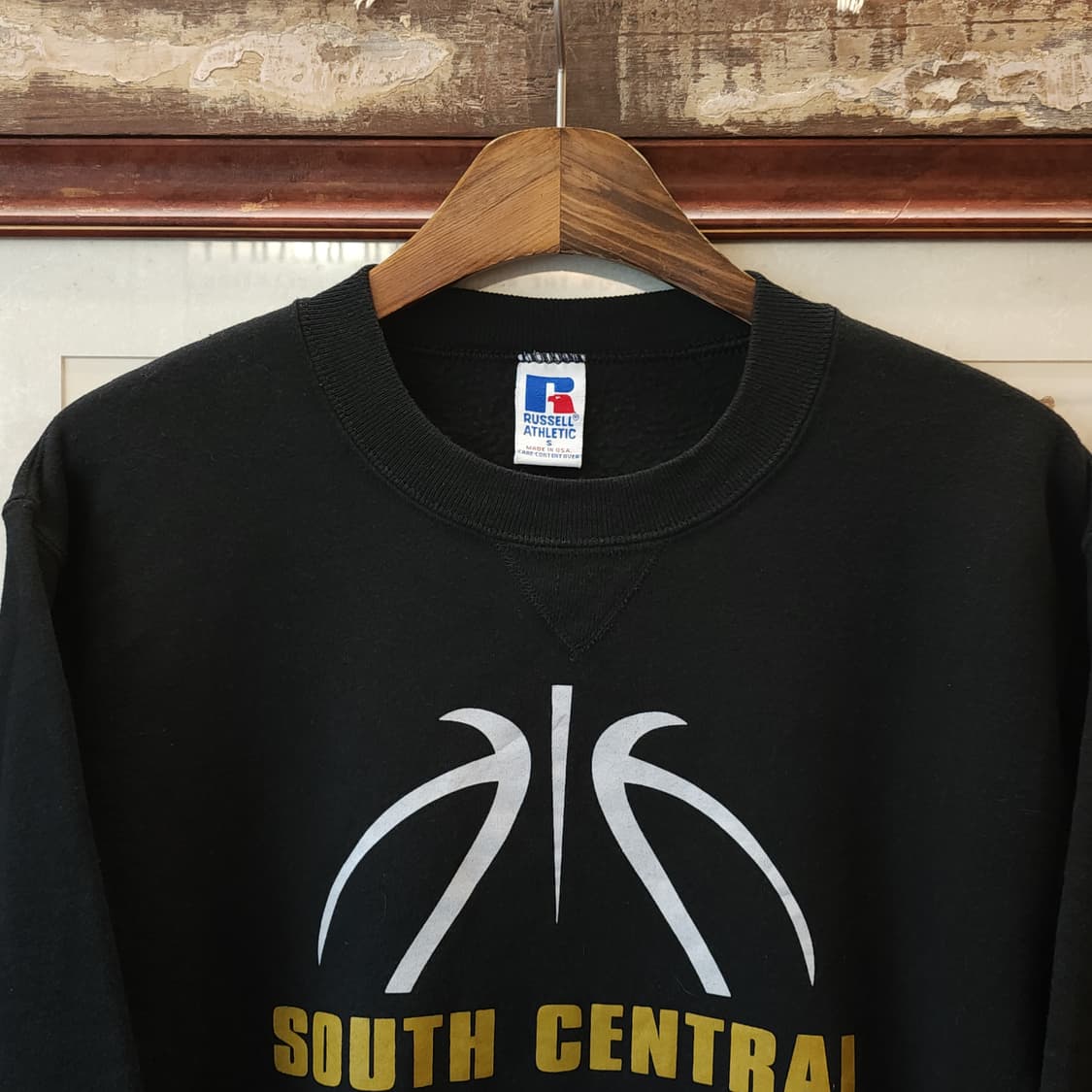 90s 러셀 맨투맨 스웻셔츠 사우스 센트럴 오리지널 빈티지 레터링 S 상품이미지4