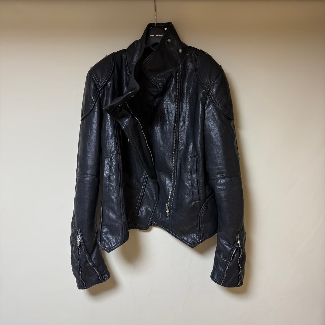 Apex Leather Zip Jacket 상품이미지3