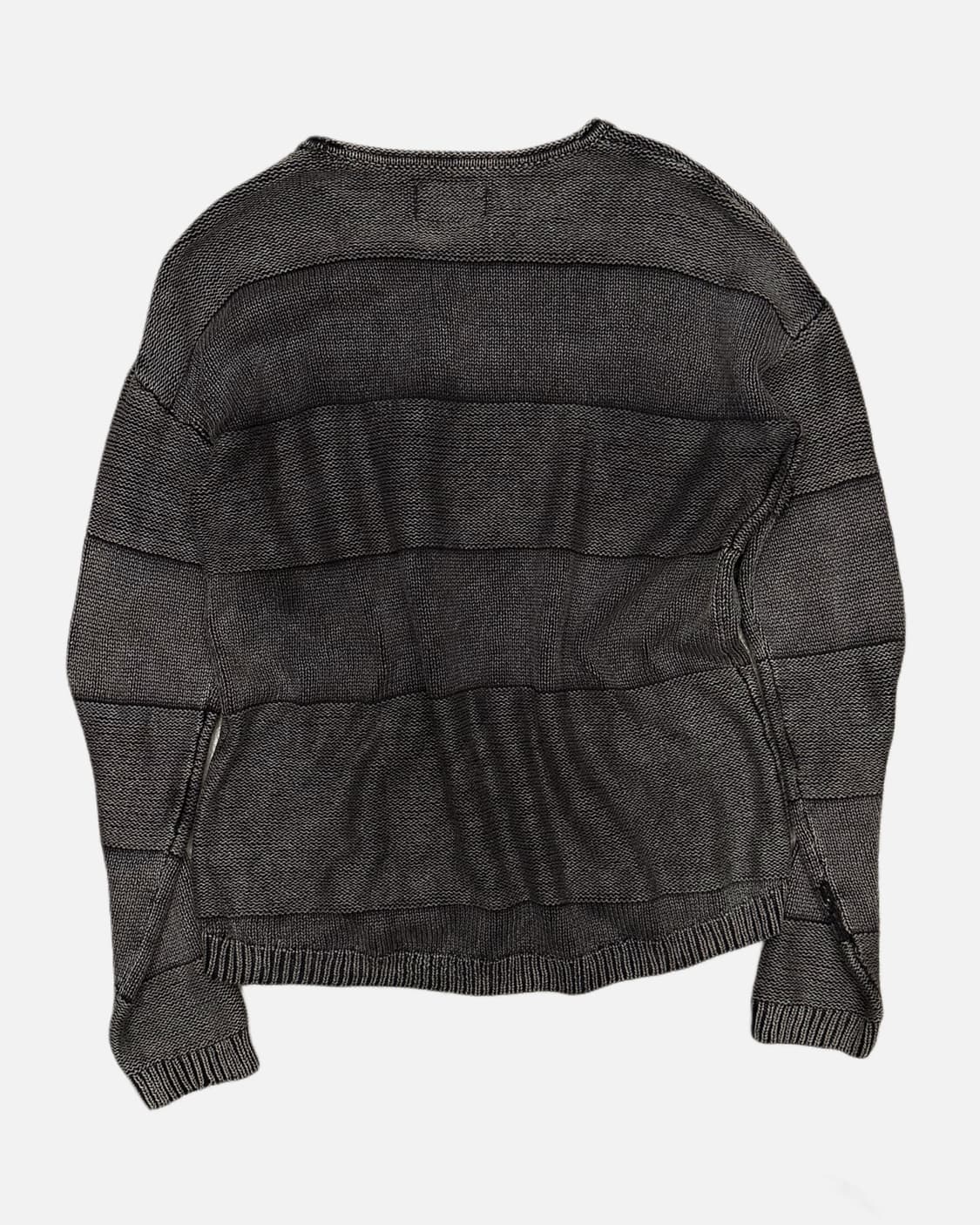 washed grey stripe knit 상품이미지5