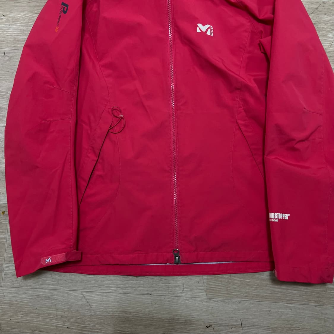 밀레 여성 윈드스토퍼 액티브 쉘 바람막이 자켓 [핑크] M/95 상품이미지3