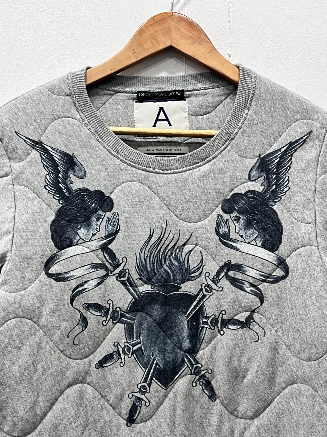 텐꼬르소꼬모 천사 퀼팅 맨투맨 남성 L 상품이미지2