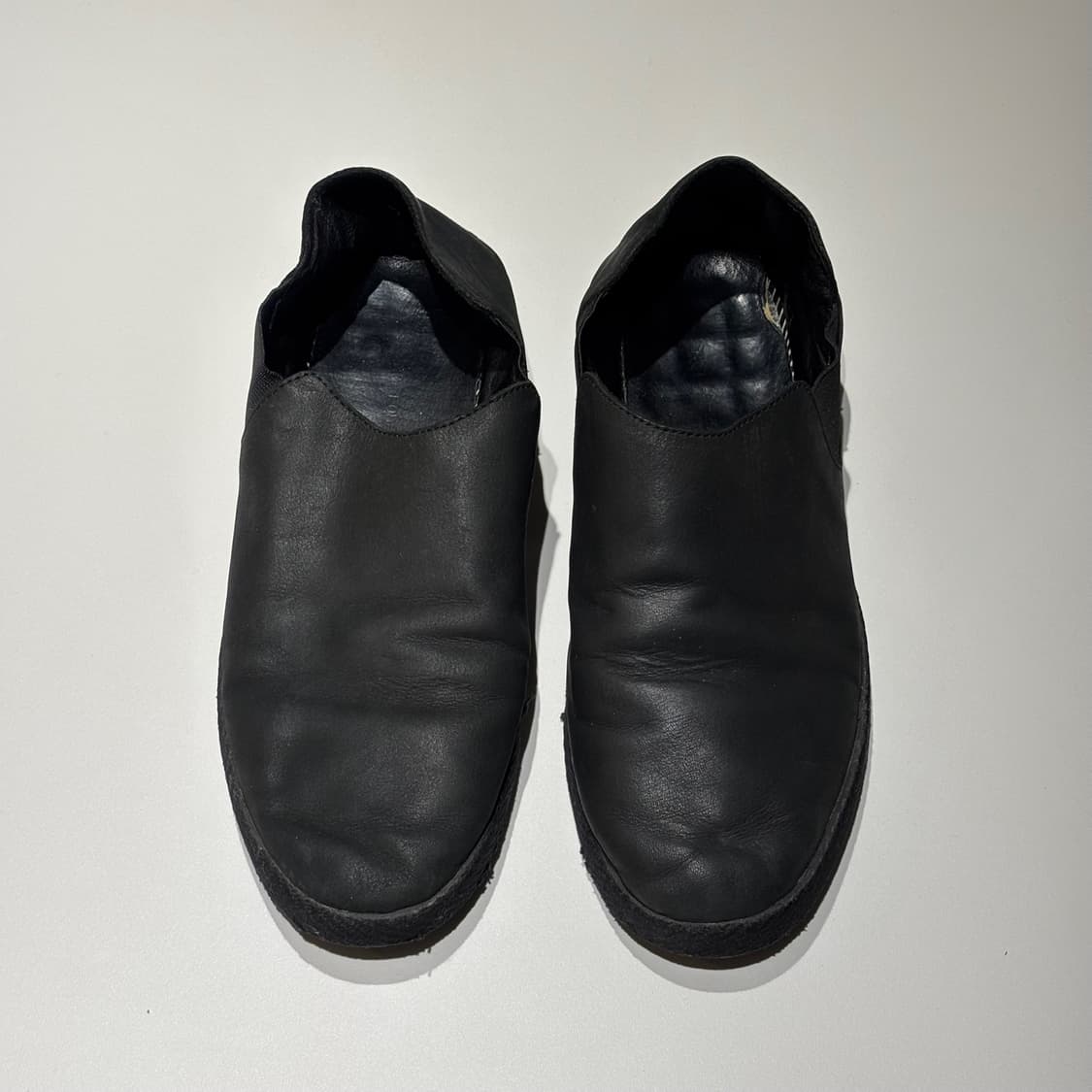 3) 요지 야마모토 레더 슬립온 상품이미지2