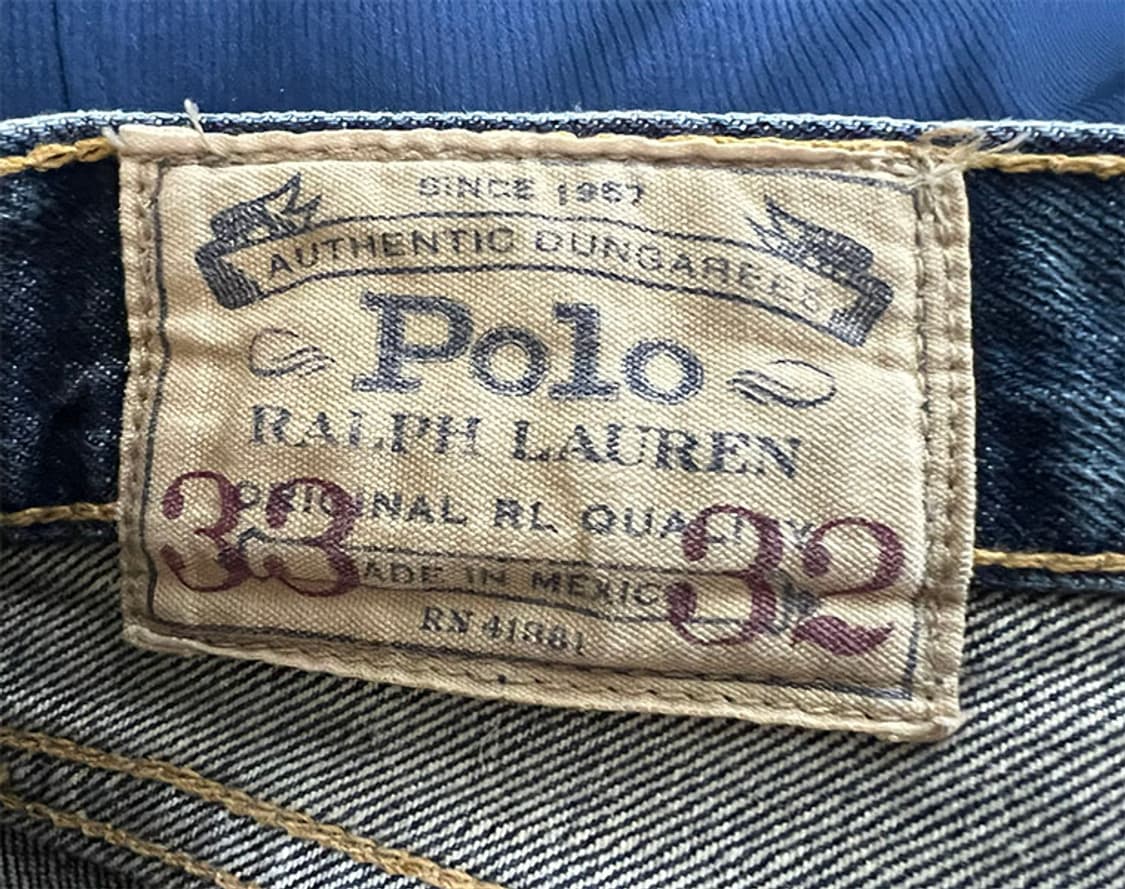 POLO 폴로 남자청바지 스트레이트 데님팬츠 춘추복 캐주얼 XL 34 상품이미지4