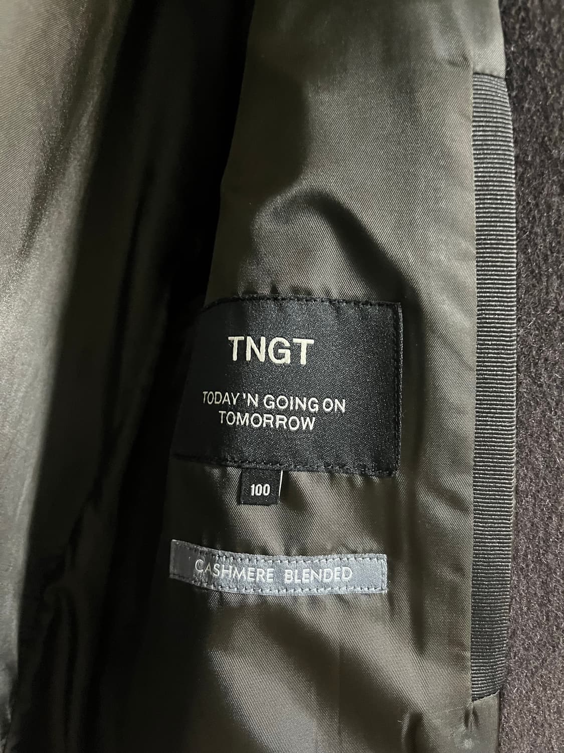 티엔지티 캐시미어 로브코트 100 상품이미지3