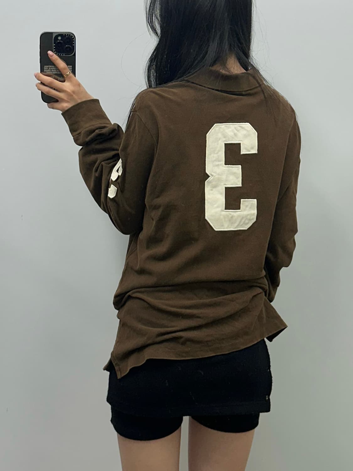 폴로 랄프로렌 빅포니 브라운 긴팔 카라 티셔츠  상품이미지2