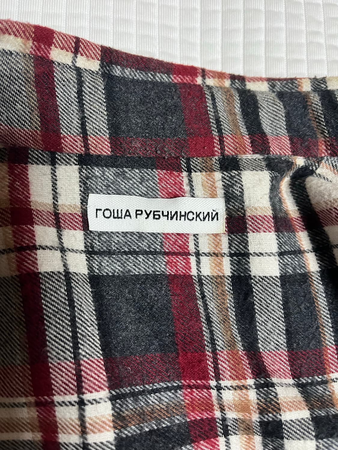 [S] 고샤 루브친스키 17FW 플란넬 체크 셔츠 상품이미지5