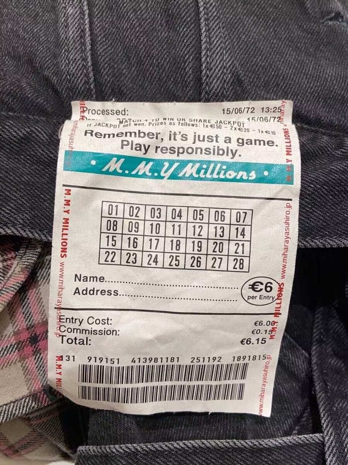 Maison Mihara Yasuhiro 데님 자켓 상품이미지4