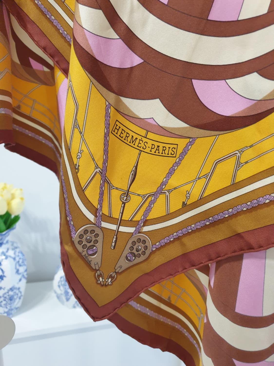 에르메스 까레 스카프 겸 숄 상품이미지7